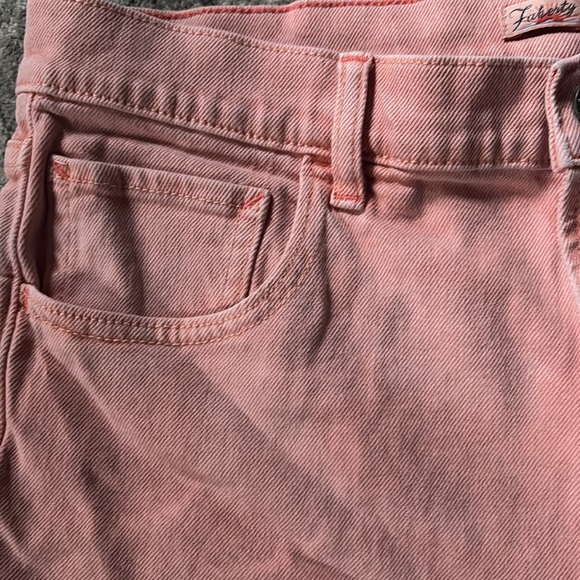 Faherty coral Jean Shorts Distressed Cut-Off Style - size 29 - great condition - Picture 3 of 6